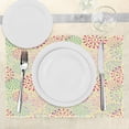thumbnail image 3 of Ambesonne Colorful Place Mats Set of 4, Flowers Polka Dots, Standard Size, Multicolor, 3 of 6