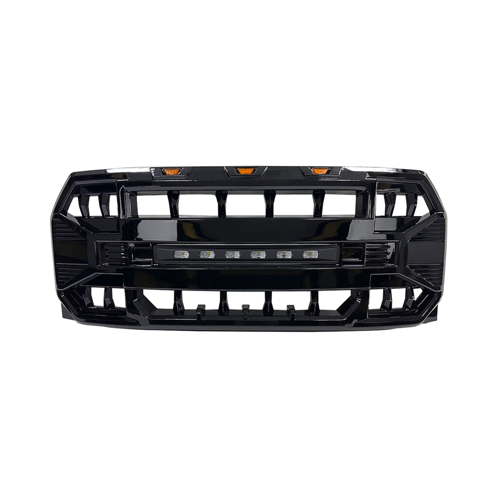AMERICAN MODIFIED Armor Front Grille for 2015-2017 Ford F150, Glossy Black