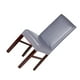 thumbnail image 2 of Fundas para sillas de comedor Billuyoard Protector de silla con funda para silla de comedor de PU Conjuntos de muebles de sala de estar gris, 2 of 6
