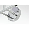 thumbnail image 3 of Living District Colson 3-Light Metal & Fabric Bath Sconce in Chrome/White, 3 of 6