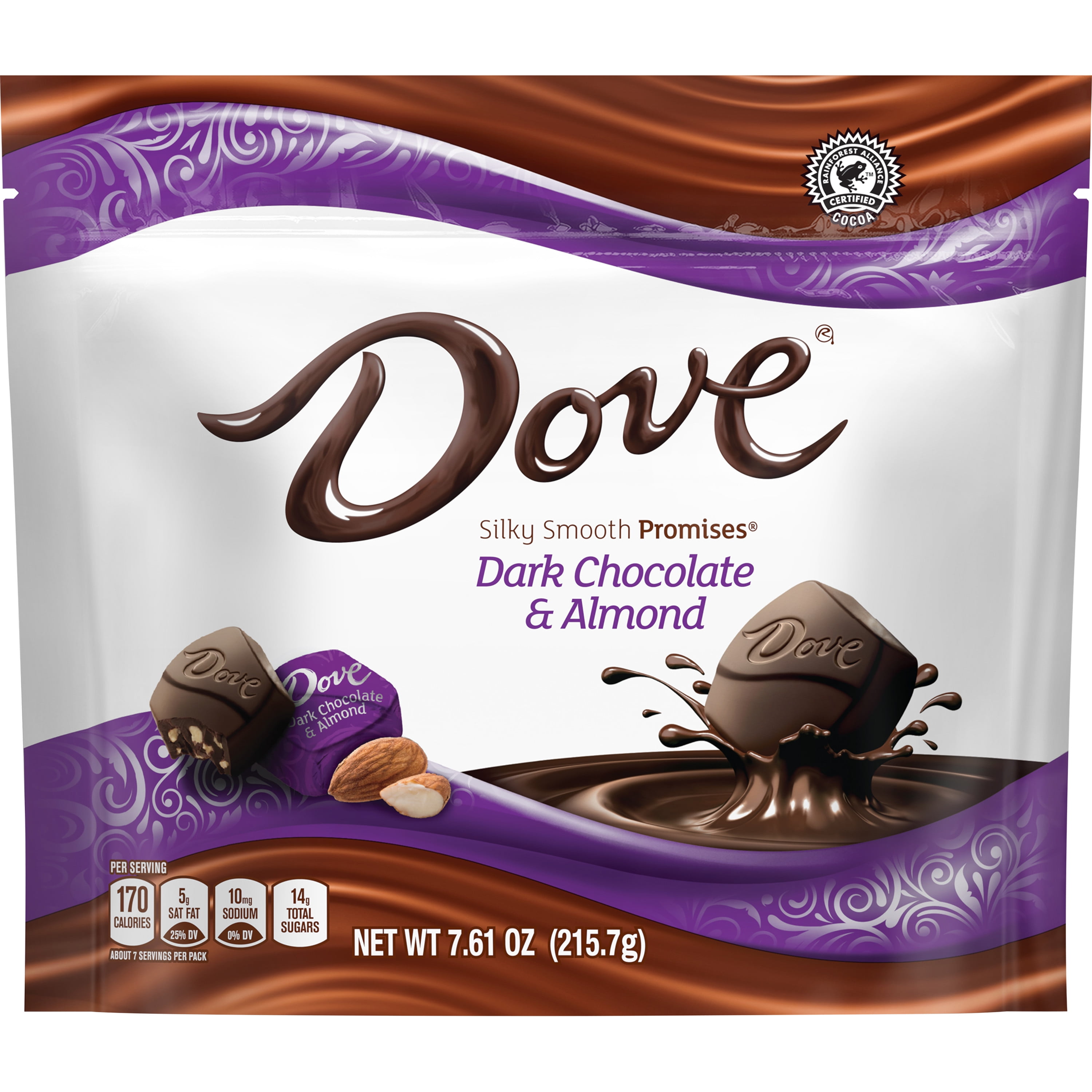 dark chocolate almonds