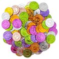 thumbnail image 2 of 100 Piezas Coloridas Monedas de Plástico para Pulgar, Pretender Play School Teacher Reward Pemalin Pemalin, 2 of 2