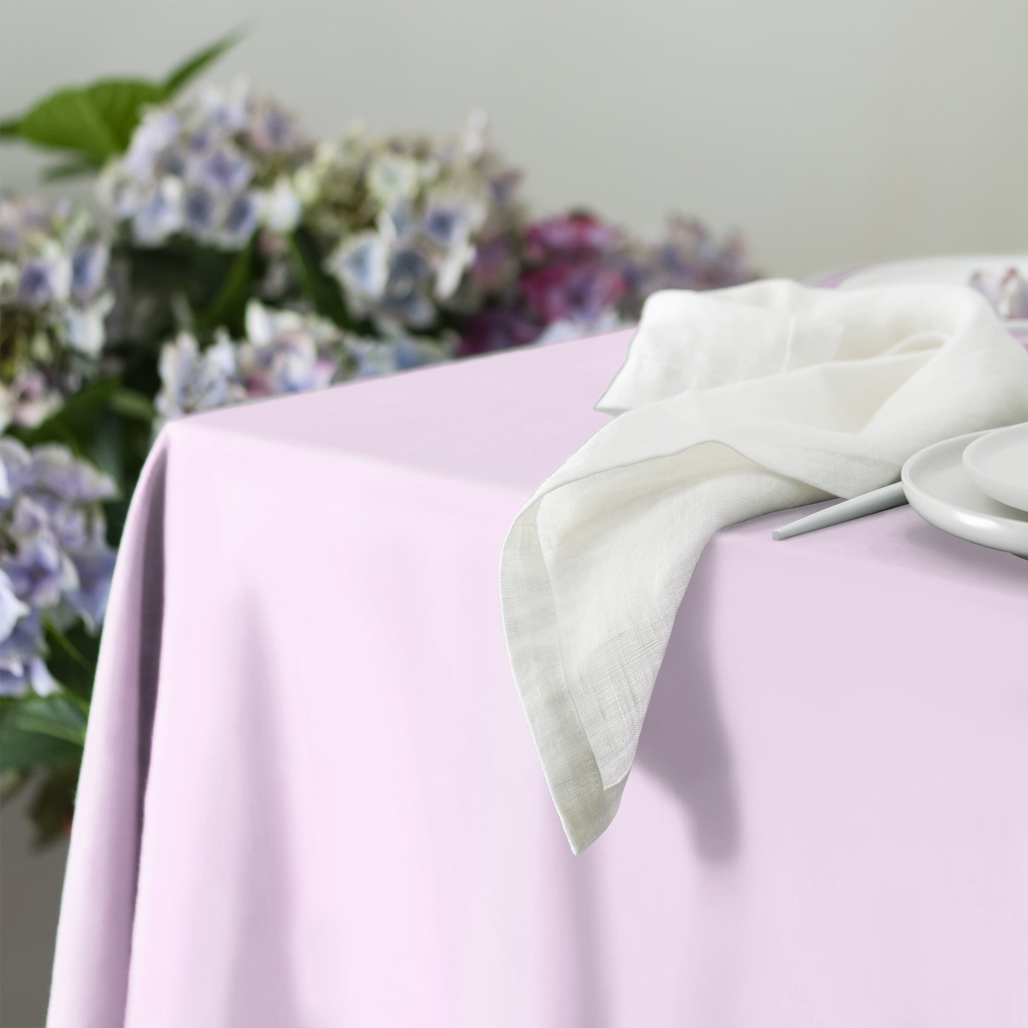 Rectangular 54" x 108" Lilac Plastic Table Cover, by Way To Celebrate