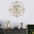 thumbnail image 3 of Reloj de pared, reloj de pared colgante elegante de estilo europeo, decoración, reloj de pared para el hogar, durabilidad mejorada, 3 of 8