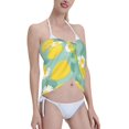 thumbnail image 4 of Disketp Lemons Women Swimsuit Cover Up Short Chiffon Summer Beach Sarong Bikini Wrap Skirt Bathing Suit, 4 of 7