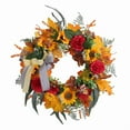 thumbnail image 2 of Sunflower Wreath Country French Wreath Hanging Front Door Decor For Home Party, 2 of 10