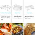thumbnail image 3 of 7 Inch / 8 Inch Air Fryer Accessories for Gowise Phillips Cozyna and Secura Fit all Airfryer 3.73.7 4.2 5.3 5.8QT pan, 3 of 6