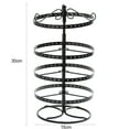 thumbnail image 6 of Yesbay Earring Holder Organizer with Stable Base Adjustable 4-Tiers Rotating Earrings Display Stand Desktop Jewelry Organizer, 6 of 8