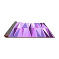 thumbnail image 2 of Ahgly Company Indoor Round Abstract Purple Contemporary Area Rugs, 7' Round, 2 of 4