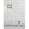 thumbnail image 4 of WIRESTER 3-Gang Decorator Light Switch Plate/Wall Plate Cover, Solid Green, 4 of 6