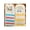 Yellow+Blue, variant on Fuzzy Thigh High Long Striped Socks Cartoon Animal 2 Pairs Pack