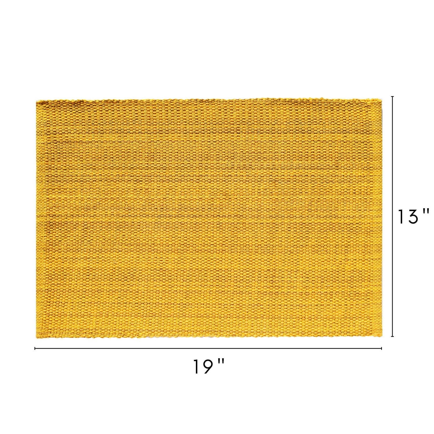 Fabstyles Casual Classic Cotton Placemats Set of 4 Machine Washable Heavyweight Table Mats Perfect for The Kitchen and Dining Table or Outdoor Tables