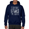 thumbnail image 6 of UGP Campus Apparel Straight Outta Los Angeles - LA Football Pride Hoodie - 2X-Large - Navy w/White Print, 6 of 6