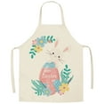 thumbnail image 2 of Huayishang Apron Sleeve Easter Series Household Printing Linen Apron Kitchen Multi Function Apron Funny Personality Creative Apron, 2 of 6