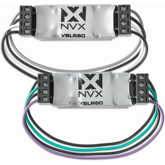 NVX VSLR60 60-Ohm Load Resistors Compatible w/ 2018-up Dodge/Chrysler/Jeep/RAM/Fiat Vehicles (Pair)