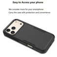 thumbnail image 4 of iPhone 17 Pro Max Case , 2 in 1 Phone Case for iPhone 17 Pro Max 6.9 inch ,Takfox Shockproof Protection Heavy Duty Armor Hard Plastic & Rubber Rugged Full Body Bumper Cover- Black, 4 of 10