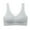 Gray, variant on Back-beautifying Sports Bra Side Breast Support Cup Push-up