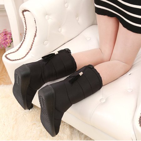 heeled waterproof boots