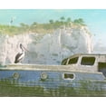 thumbnail image 2 of Hunziker, Steve 30x26 White Modern Wood Framed Museum Art Print Titled - Green Ocean III, 2 of 4