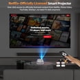thumbnail image 2 of Proyector Bettdow BETTDOW AC1060 con licencia oficial de Netflix, 2 of 8