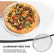 thumbnail image 5 of Parrilla para pizza redonda de aluminio - Bandeja para hornear pizza 33 cm Plata, 5 of 5