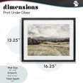 thumbnail image 4 of Stupell Industries Farmhouse Muted Trail Along Fence Black Framed Print Under Glass, 16 x 13, by Riley B, 4 of 8