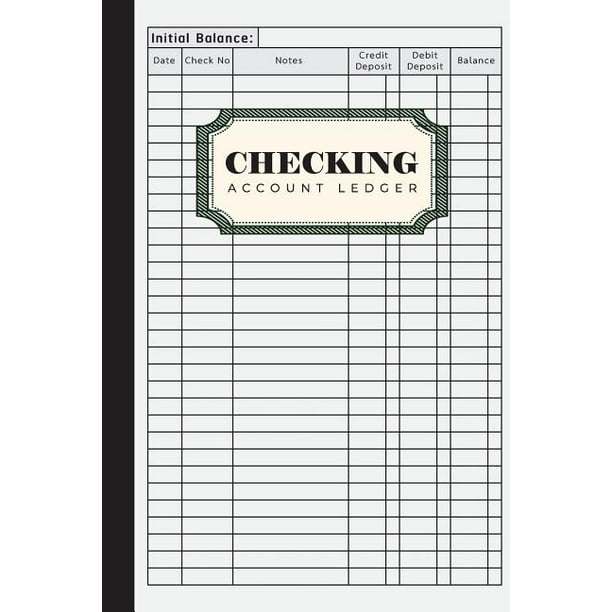 Checking Account Ledger Payment Record and Tracker Notebook, Checking