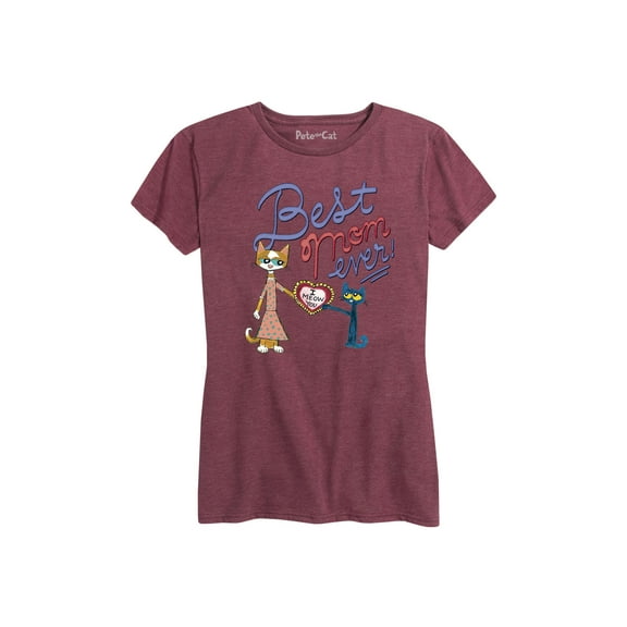 Pete The Cat - Best Mom Ever - Women's Short Sleeve Graphic T-Shirt