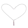 thumbnail image 4 of Collar de moda para hombre fresco Colgantes de joyería de diseño de organizador rojo / blanco / azul , Plata Baoblaze Collar para mujer, 4 of 7