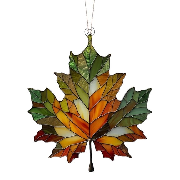 Maple Leaf Suncatcher For Window Acrylic Maple Leaves Hanging T7N7 Ornament V2K8