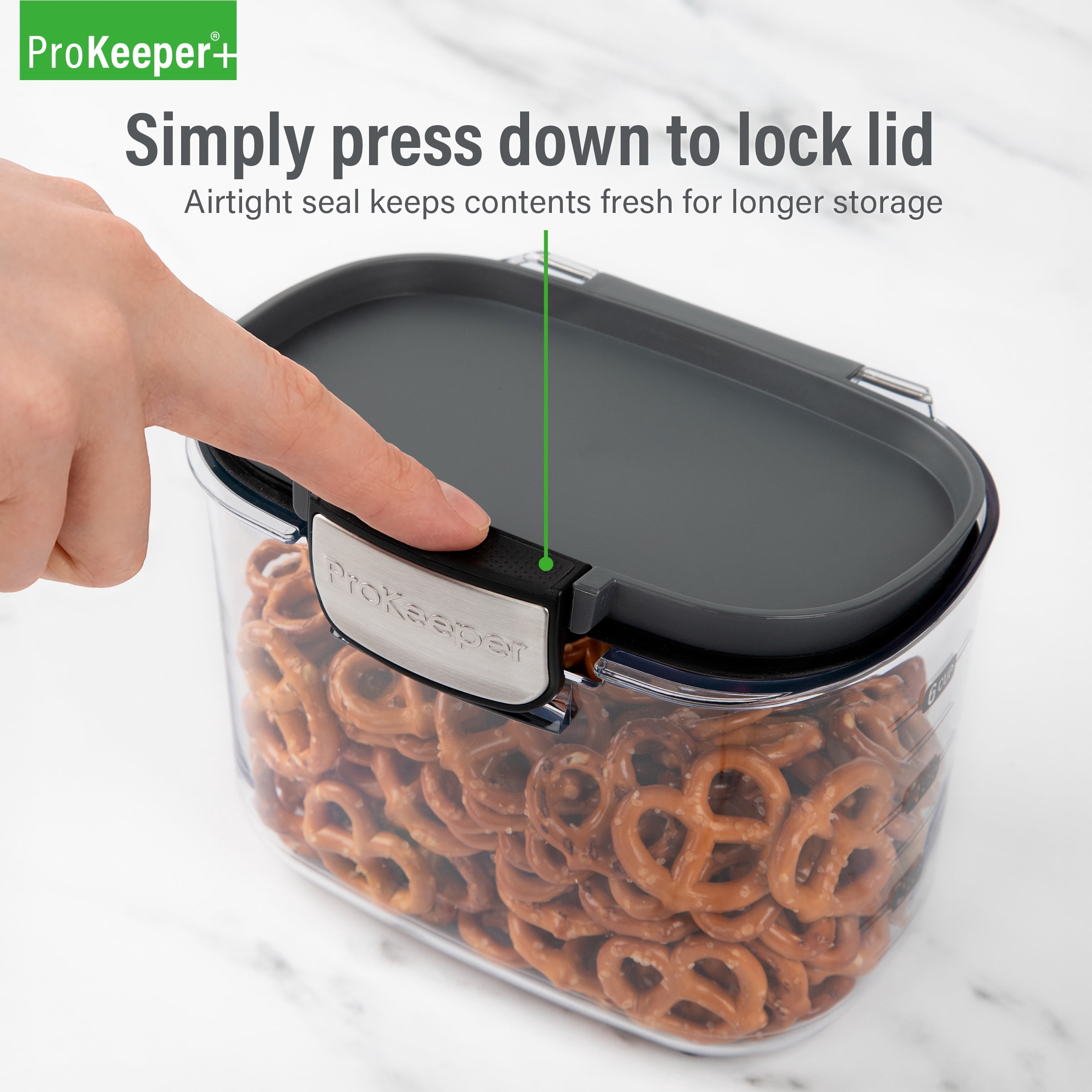 ProKeeper+ Airtight 5-Piece BPA-Free Pantry Storage Container Set
