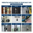 thumbnail image 7 of Tuya Smart Fingerprint Padlock Electronic Door Lock APP Remote Unlock Waterproof Security Protection ,Easy Installation, 7 of 7