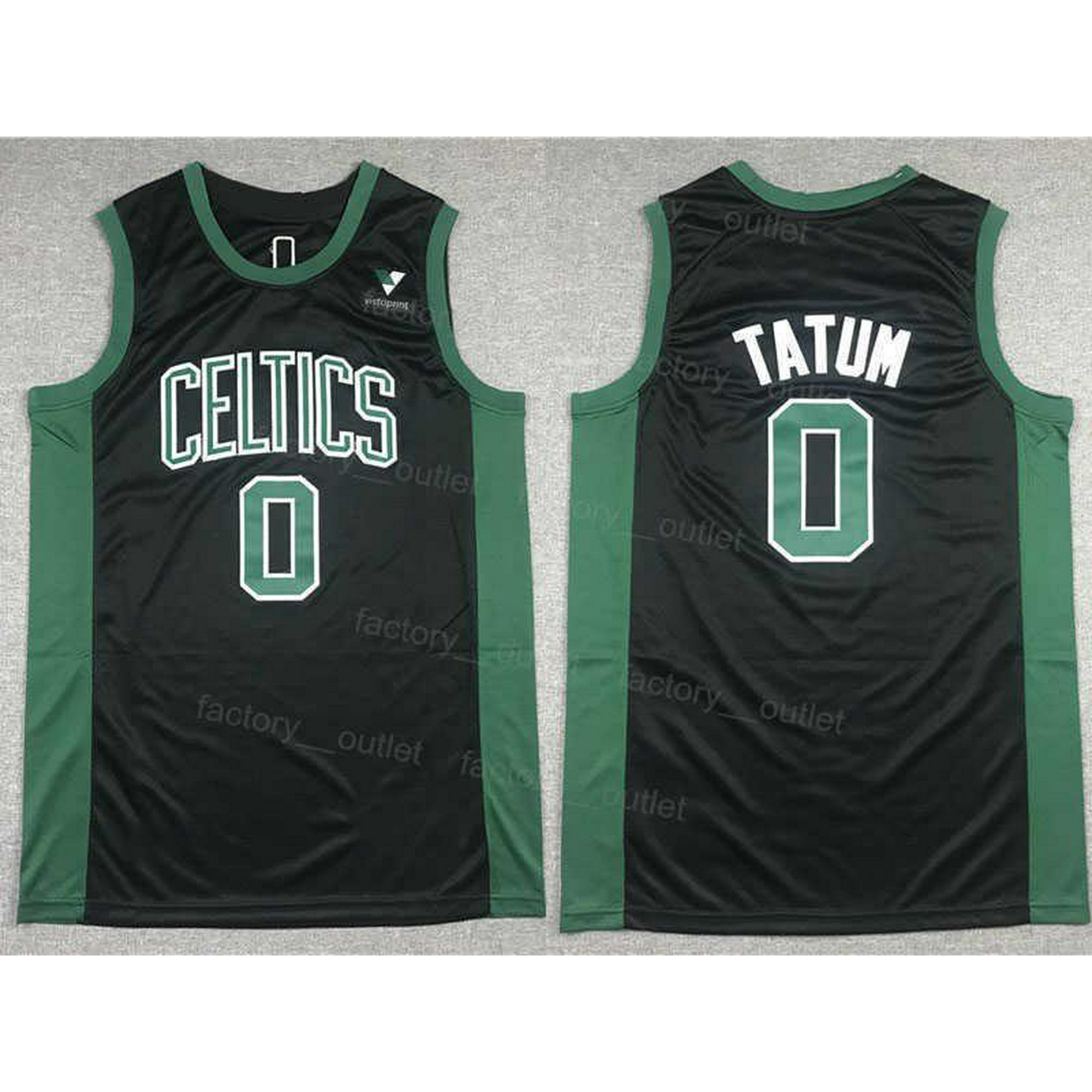 jayson tatum black and green jersey