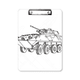 thumbnail image 1 of Dossier de Presse-Papiers Militaire Plaque de Support A4, 1 of 4