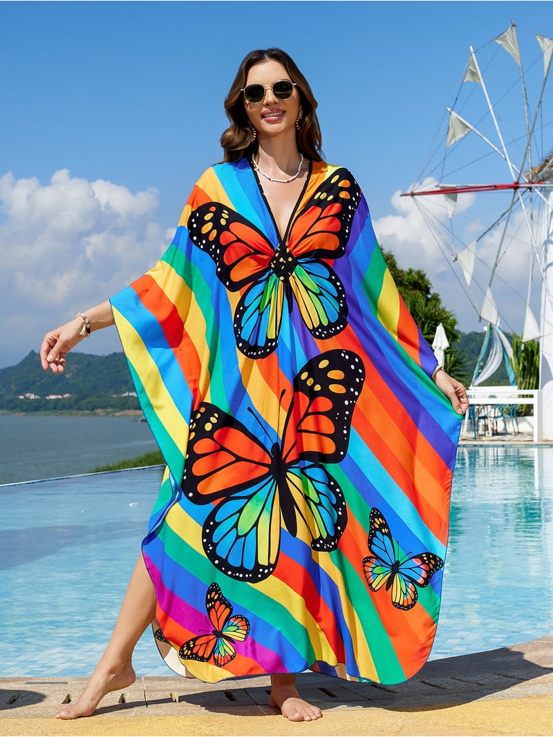 caftan beach dress Cobalt Primose Salty Paloma Caftan main image 0