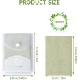 thumbnail image 2 of KAIYANG 160 hojas de papel secante facial, papel matificante facial natural con bolsillo, papel absorbente de grasa facial verde, 2 of 5