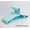 10pcs sky blue, variant on Hangsteady Adult Plastic Clothes Hangers, Green, 10 Count