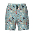 thumbnail image 4 of Lsque Mens Swim Trunks Animal Dog Pattern - Bathing Suit Compression Liner - Beach Swim Shorts Swimwear - (S-3XL) - Stretch Quick Dry -X-Large, 4 of 9