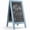 Blue, variant on A-Frame Chalkboard Wood Rustic BLACK 48" x 24",Sandwich Board Signs Outdoor Office Party Cafe Shop Restaurant