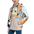 thumbnail image 2 of Netaao Bluey for Youth's Hoodies Sweatshirt for Girls and Boys Casual Long Sleeve Shirts-Large, 2 of 6