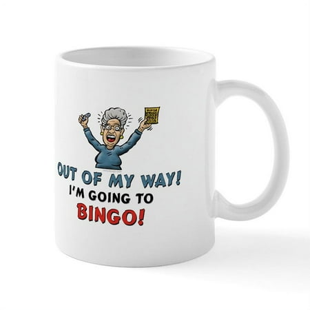 CafePress - BINGO!! Mug - 11 oz Ceramic Mug - Novelty Coffee Tea Cup
