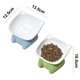 thumbnail image 2 of Paquete de tazones para gatos, tazones de cerámica para mascotas, tazones inclinables para comida y agua, tazones de alimentación para gatos antivómitos MFZFUKR BST3006946-5, 2 of 6