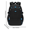thumbnail image 2 of XIYNBAOK Office Backpack for Women Travel Backpack Women Tech Backpack College Students Big Back Mochila Pequeña Para Hombre Cloth Backpack Small, Black One Size, 2 of 4