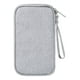 thumbnail image 1 of EeaseMX Bolsa de almacenamiento para accesorios digitales de viaje, organizador de baterías externas, estuche para cable USB (gris), 1 of 7