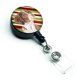 thumbnail image 1 of ""Caroline'S Treasures Brittany Candy Cane Holiday Christmas Carrete Retráctil Para Insignia Multicolor (Sc9349Br)"", 1 of 3