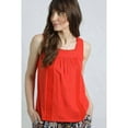 thumbnail image 3 of Weird Fish Womens Chelle Organic Cotton Square Neck Vest Top, 3 of 7