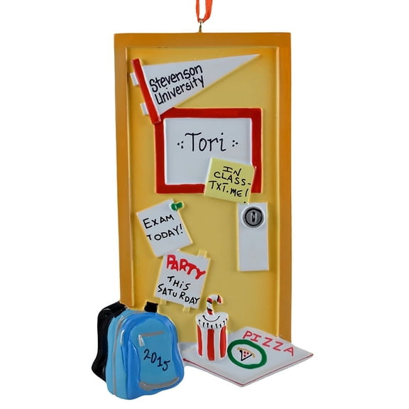 Dorm Room Personalized Christmas Ornament DO-IT-YOURSELF