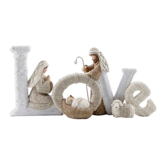 Resina AMOR/FAMILIA Alfabeto inglés Estatua Arte Ornamento para fiesta de boda (D) Ehuebsd Libre de BPA