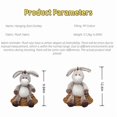 thumbnail image 4 of Soft Donkey Plush Stuffed Animal Toy, Cute Huggable Donkey Doll, Cozy Cuddle Companion, Healing Gift for Boyfriend Husband Anniversary Valentine’s or Birthday, 4 of 9