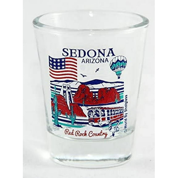 Sedona Arizona Great American Cities Collection Shot Glass
